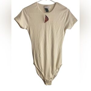 Vintage le coq Sportif 90s Y2K bodysuit deadstock coquette indie softgirl small